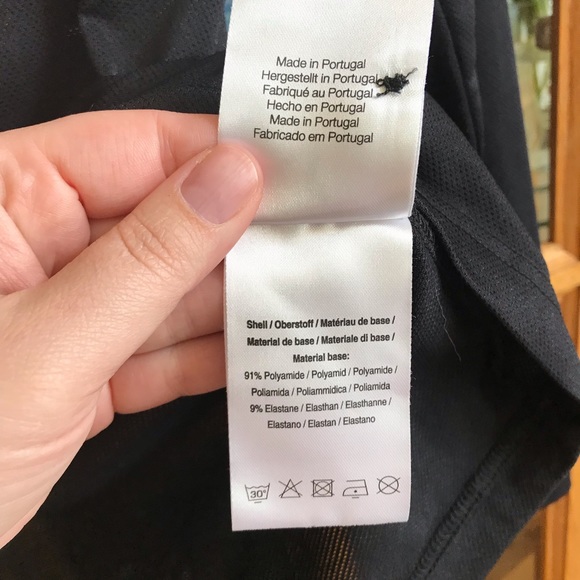 Golfino long sleeved black collared top size 8 - Picture 6 of 7